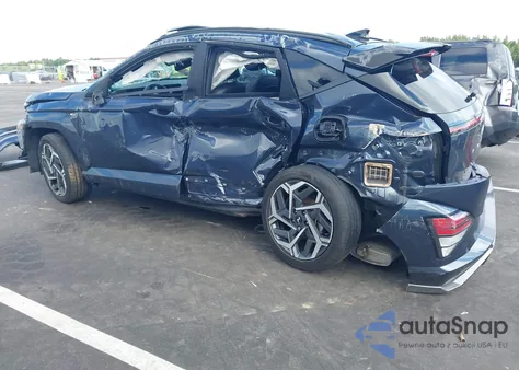 2024 Hyundai Kona N Line из США, поврежденный, VIN KM8HACA39RU054697